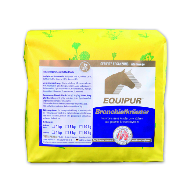 Vetripharm Equipur Bronchialkräuter 1 kg - Tüte