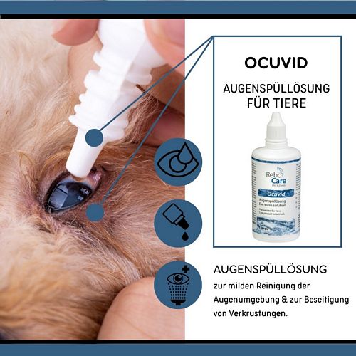 reboVet - ReboCare - OCUVID - Augenspüllösung - 100 ml