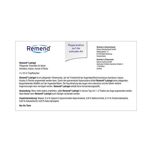 Elanco - REMEND Lubrigel - 4 x 10 ml