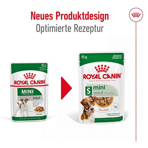 Royal Canin MINI ADULT Nassfutter für ausgewachsene kleine Hunde 12 x 85g