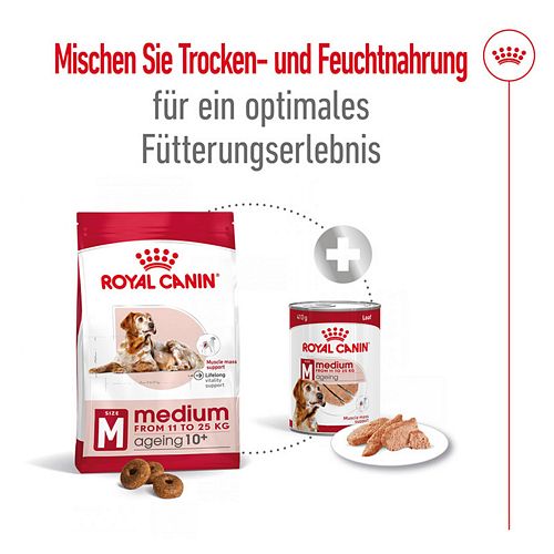 Royal Canin MEDIUM AGEING 7+ - Nassfutter HUND - 12 x 410 g