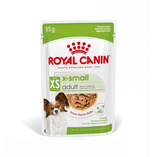 Royal Canin X-SMALL ADULT - Nassfutter für sehr kleine Hunde - 12 x 85 g