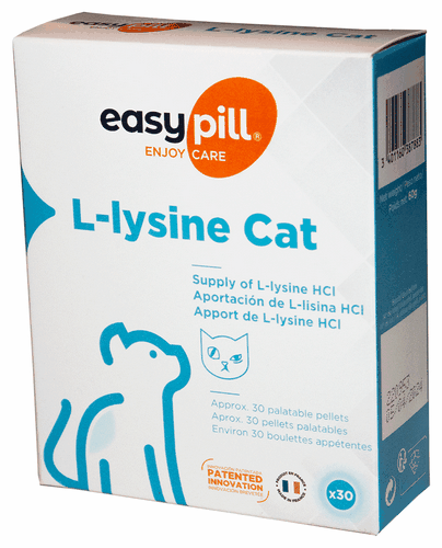 Easypill - L-LYSINE - für KATZEN - Tabletten - 30 x 2 g