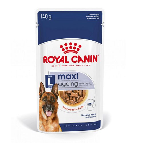 Royal Canin MAXI Ageing 8+ - Nassfutter für ältere große Hunde - VOLLE VE - 10 x 140 g