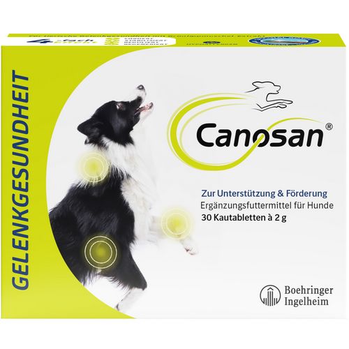 Canosan Kautabletten bei Gelenkbeschwerden für Hunde von Boehringer Ingelheim