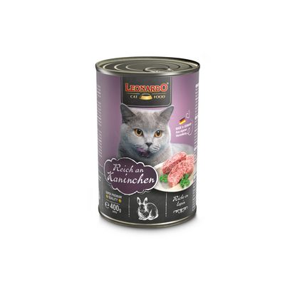 Leonardo - Katzenfutter - KANINCHENLeonardo - Katzenfutter - KANINCHEN - 6 x 400 g