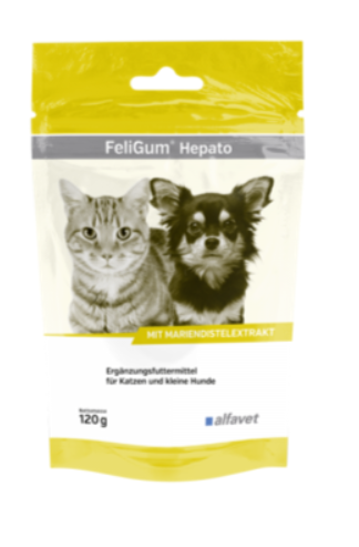 FeliGum Hepato 120g für Katzen und Hunde von alfavet