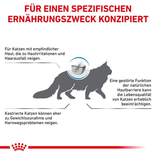 Royal Canin Veterinary SKIN & COAT  Trockenfutter für Katzen 3,5 kg