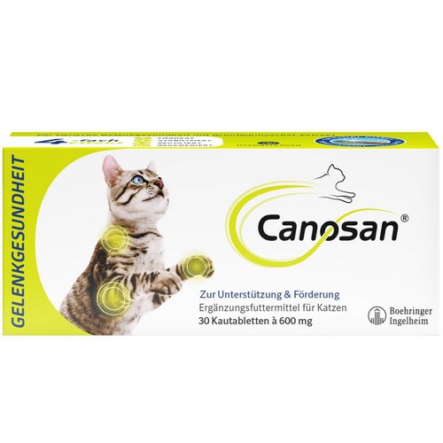 Canosan Kautabletten für Katzen zur Unterstützung der Gelenke 30 Kautabletten