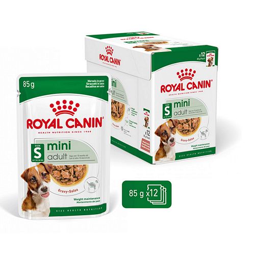 Royal Canin MINI ADULT Nassfutter für ausgewachsene kleine Hunde 12 x 85g