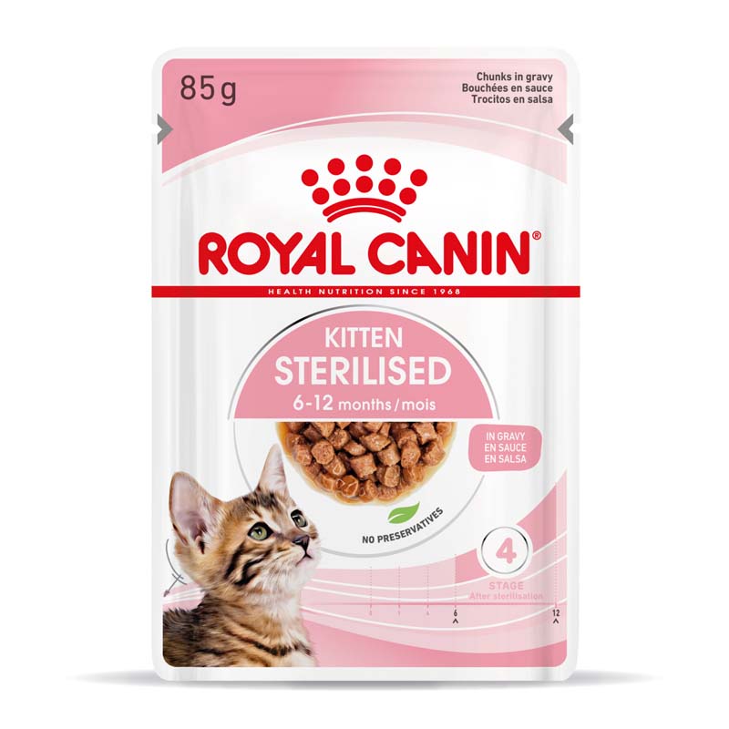 Royal Canin Kitten Sterilised Gravy 12 x 85 g