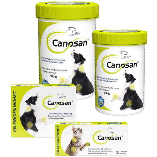 Canosan Kautabletten für Hunde zur Unterstützung der Gelenke 30 Kautabletten