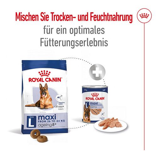 Royal Canin MAXI AGEING 12+ - Nassfutter für ausgewachsene große Hunde - 12 x 410 g