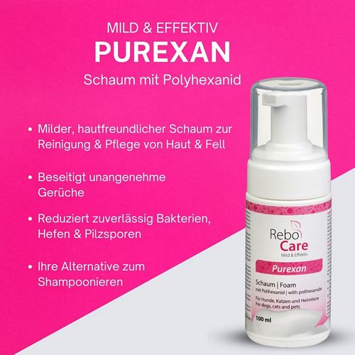 reboVet - ReboCare - PUREXAN - Fellpflege-Schaum - 100 ml