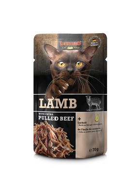 Leonardo - Katzenfutter - LAMB + extra pulled Beef