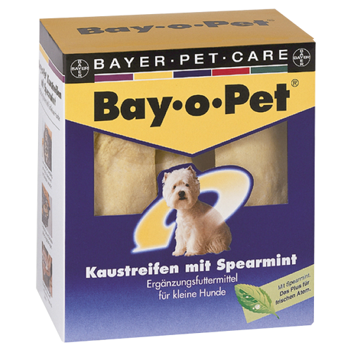 Bayer BayoPet Kaustreifen mit Spearmint kleiner Hund 140 g
