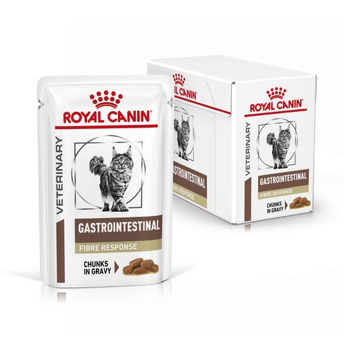 Royal Canin  GASTROINTESTINAL FIBRE RESPONSE in Soße  Nassfutter für Katzen 12x 85 g