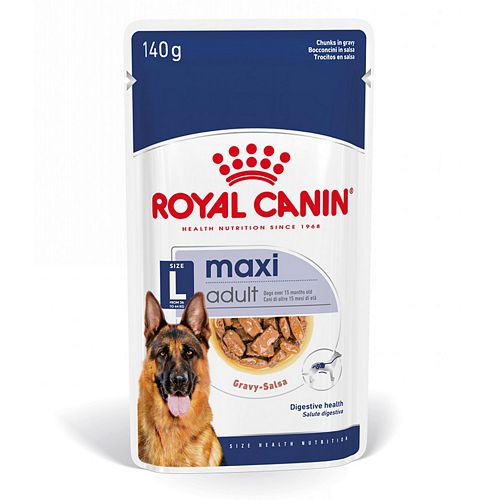 Royal Canin MAXI ADULT - Nassfutter für große Hunde - VOLLE VE - 10 x 140 g
