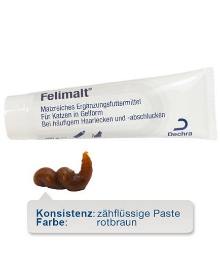 Dechra - FELIMALT bei Haarballenbildung - Katze - 100g