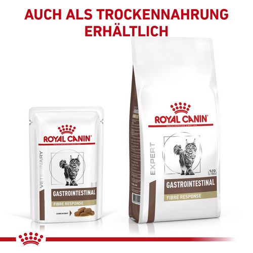 Royal Canin  GASTROINTESTINAL FIBRE RESPONSE in Soße  Nassfutter für Katzen 12x 85 g