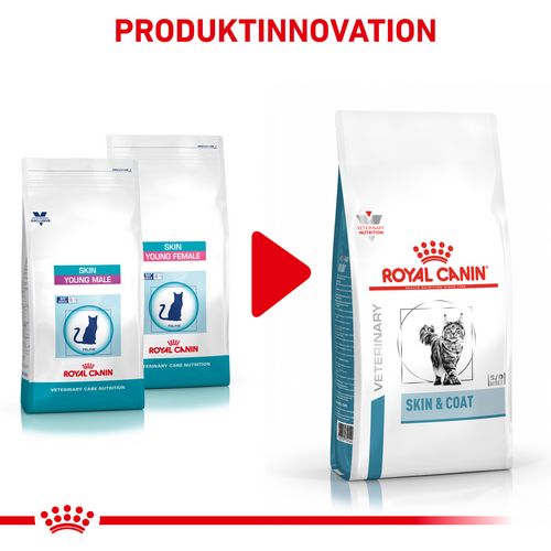 Royal Canin Veterinary SKIN & COAT  Trockenfutter für Katzen 3,5 kg