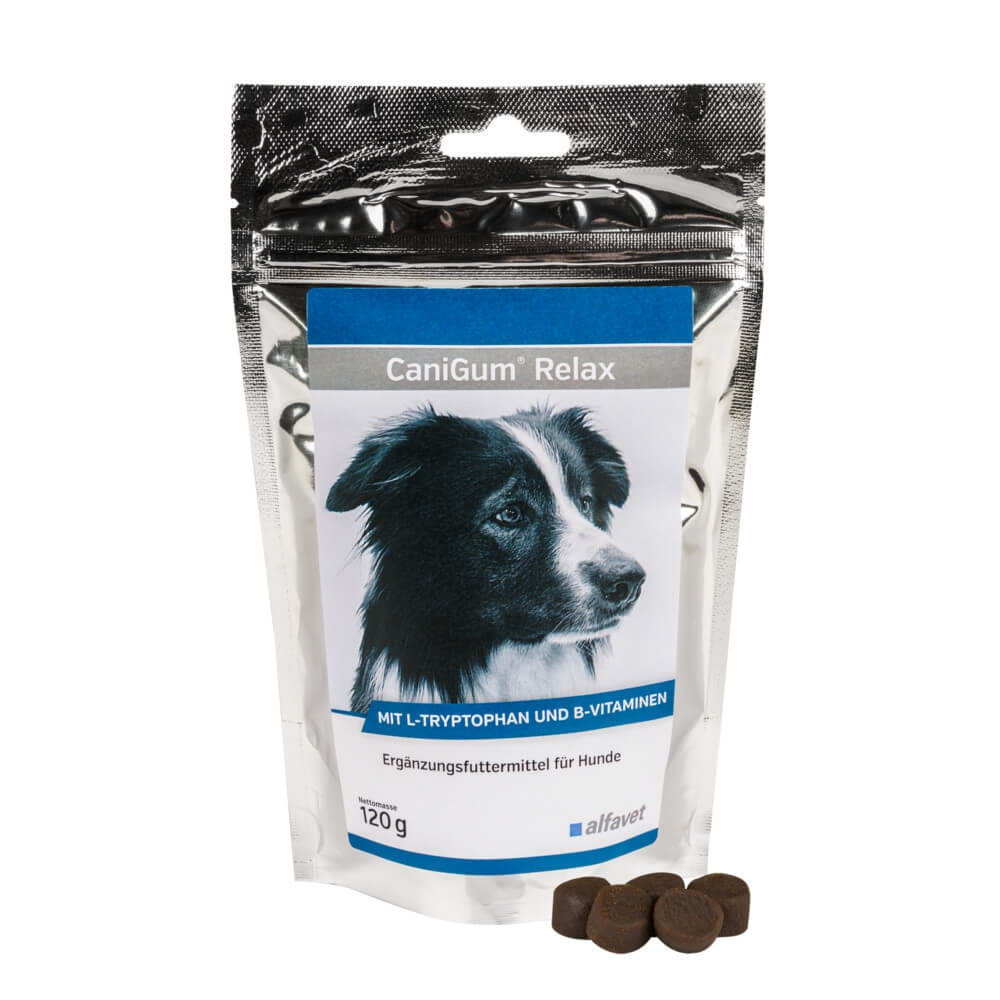 CaniGum Relax Ergänzungsfuttermittel für Hunde zur Entspannung von